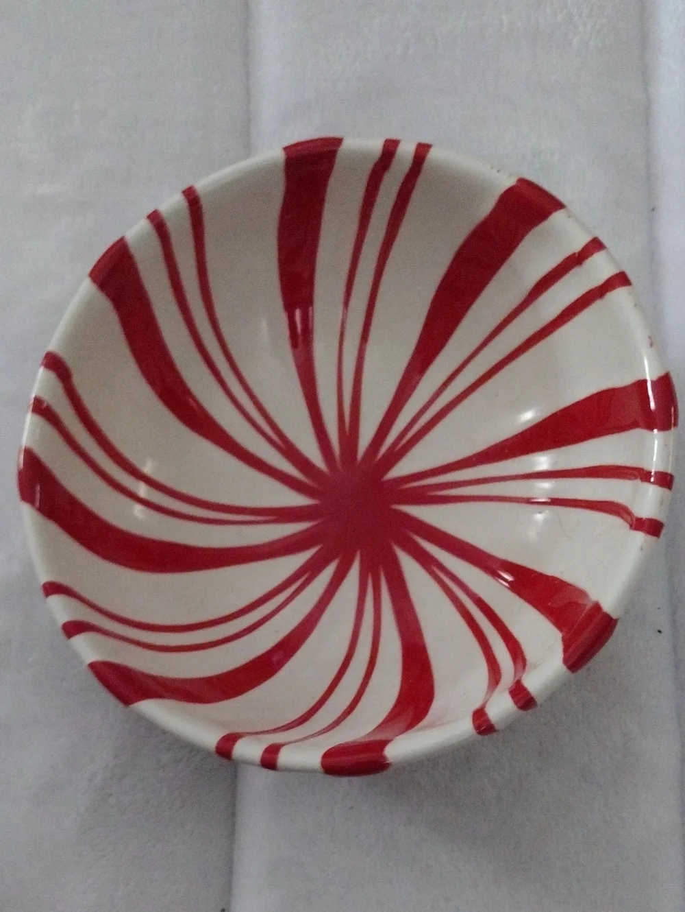 Holiday Red Ceramic Snowman Dip Bowl Set